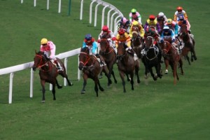 Course de chevaux à Hong Kong